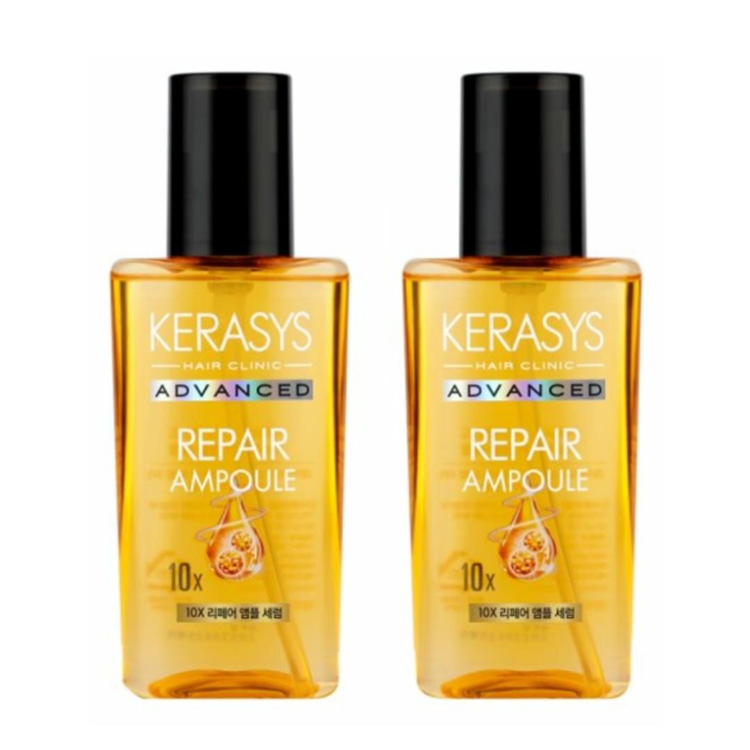 KERASYS Advanced 10x Repair Ampoule Serum 80ml 2pcs Set / Damaged Hair Treatment