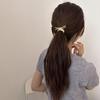 Natunofu Hair Stylish Hair Ties for Adults with Metal Hair Stylish Hair Ties with Cute Korean Solid Elegant Set of 6 Stylish and Simple for Adults