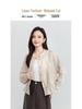 Xin Ge 2026 Summer Women's Linen Shirt: Loose Fit, Ruffled, Stand-Up Collar, Gentle Style.