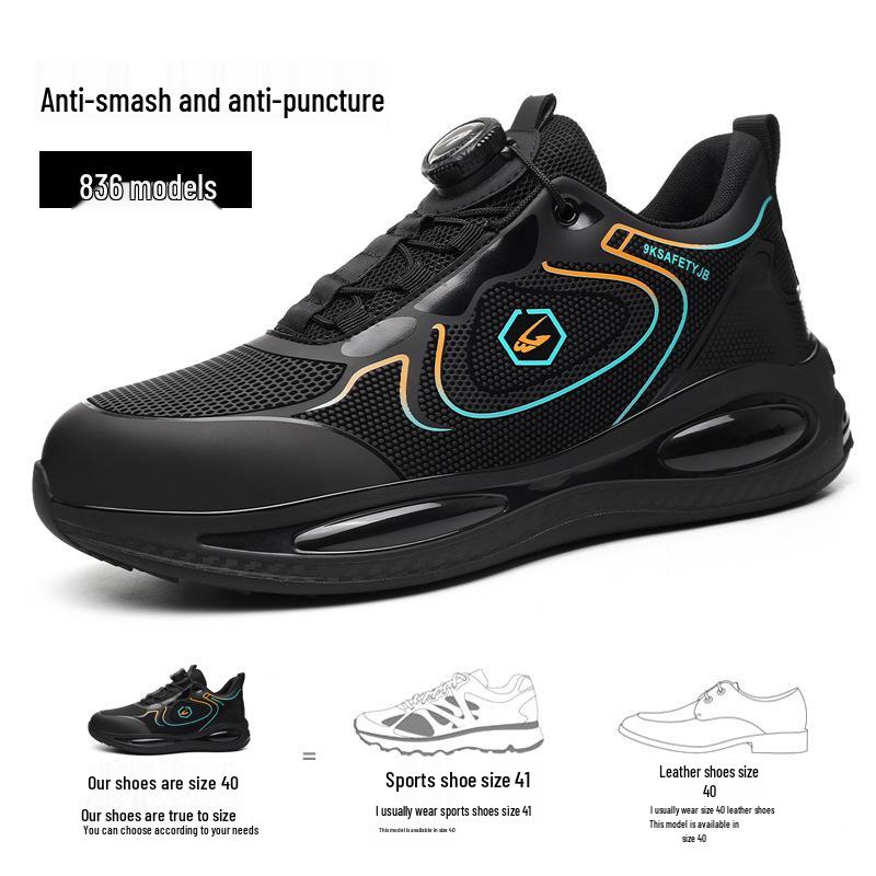 Wasserabweisende, schützende Sicherheitsschuhe: Anti-Stoß, Durchstichsicher, Atmungsaktiv & Verschleißfest Arbeitsschutzschuhwerk.