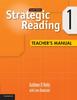 The Strategic Reading Level 1 Teacher's Manual Book