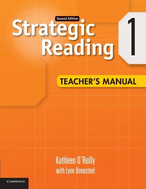 The Strategic Reading Level 1 Teacher's Manual Book