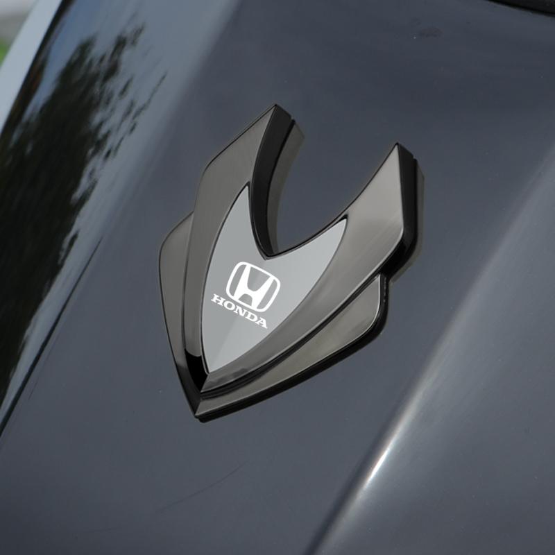 3D Metal Car Styling Sticker Emblem Badge Decals Automobiles For Honda Fit Civic Accord 7 8 9 10 Pilot City Jazz CRV HRV EB1