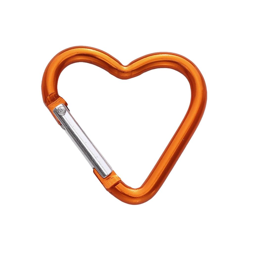 1pc Mountaineering Buckle Love Star Buckle D-Shaped Buckle Color Backpack Buckle Aluminum Keychain DIY Accessories