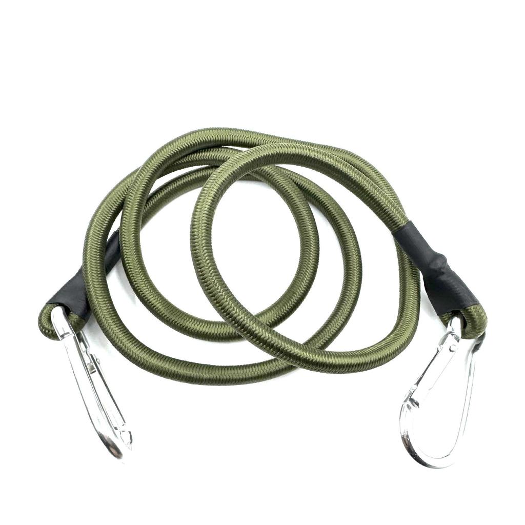 Bungee luggage tie-downs, tent rope hooks, camping clotheslines, 2-pack