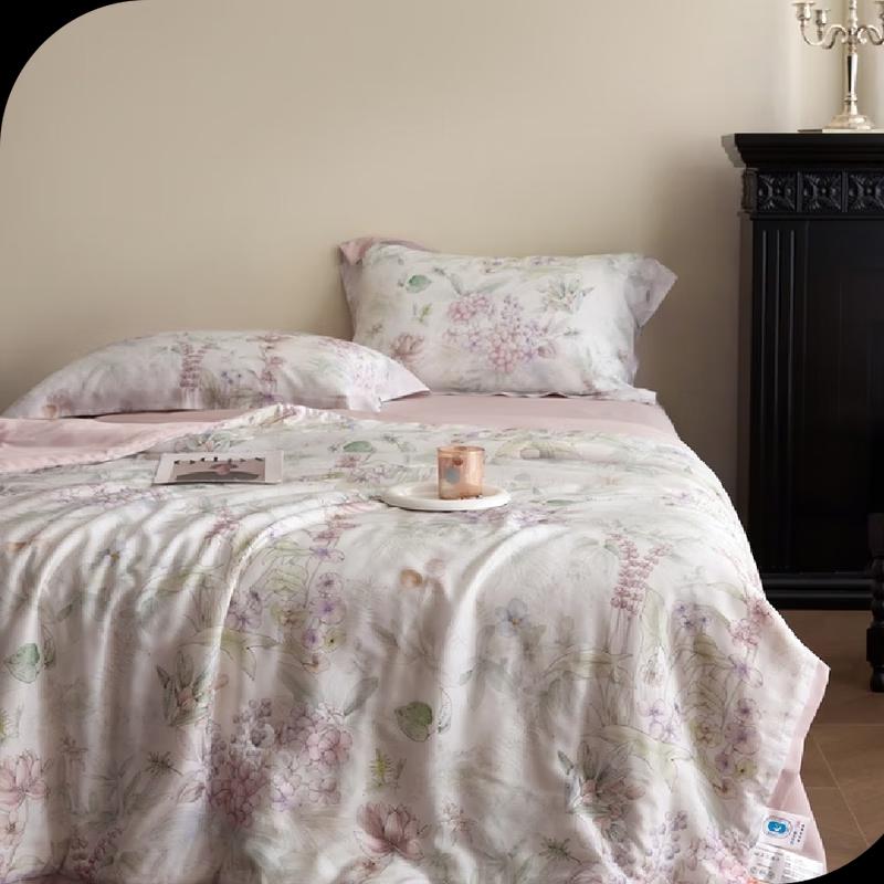 

Grace Floral Print Tencel Blend Quilt