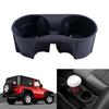 Front Console Cup Holder ABS Material Compatible with 2007-2010 Jeep Wrangler Model Number AW-CH0001 Black