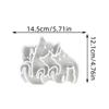 3 Cats Silicone Mold For Home Decoration And Handmade Gift Craft Project For Cement Gypsum And Soap Crafting Supply