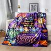 Bluey Soccer Adventure Personalized Name Blanket Throw Personalized Blanket Comfortable for Office Chair Picnics Chair Office for All Occasions
