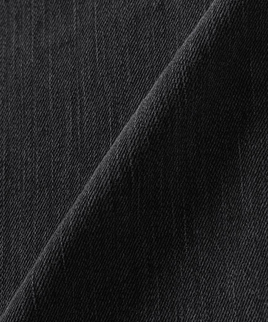 NONBLANK Garment-Dyed Curved Denim Pants_Dark Grey