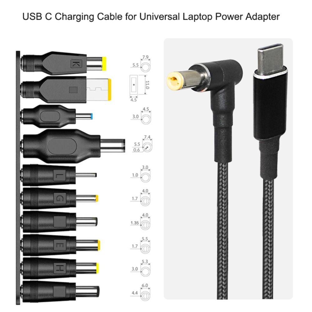 

Зарядный кабель Шнур для ноутбука Адаптер питания USB C для подключения зарядного устройства Разъем для ноутбука типа C