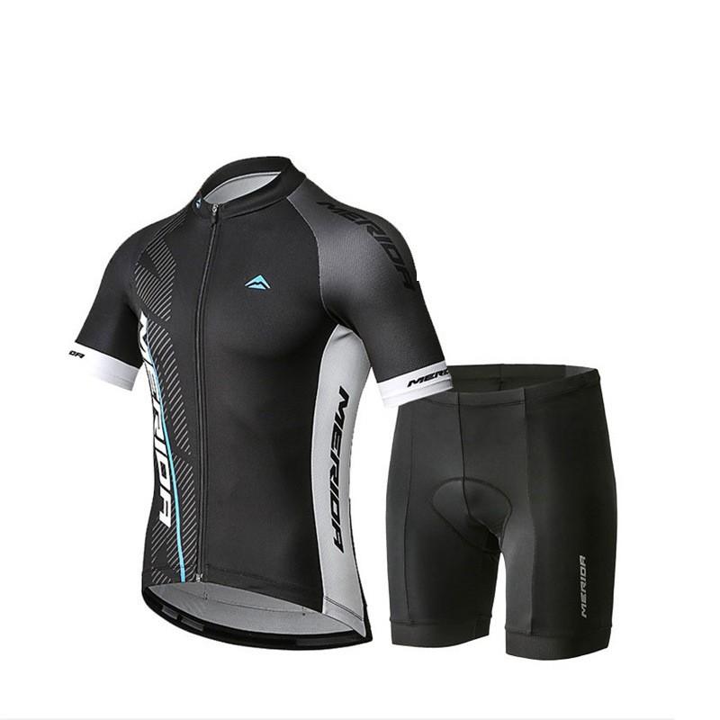 Men Women Cycling Jersey Shorts Set Quick Dry Breathable Bike Riding Outfit Road Mountain Biking