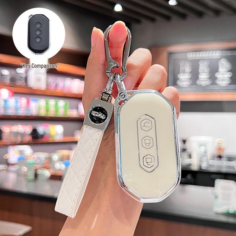 Herren Auto Schlüsselhülle für Wuling E5 Starlight, 730 Star Chaser und Star Cloud Jiachen Kaijie Modelle