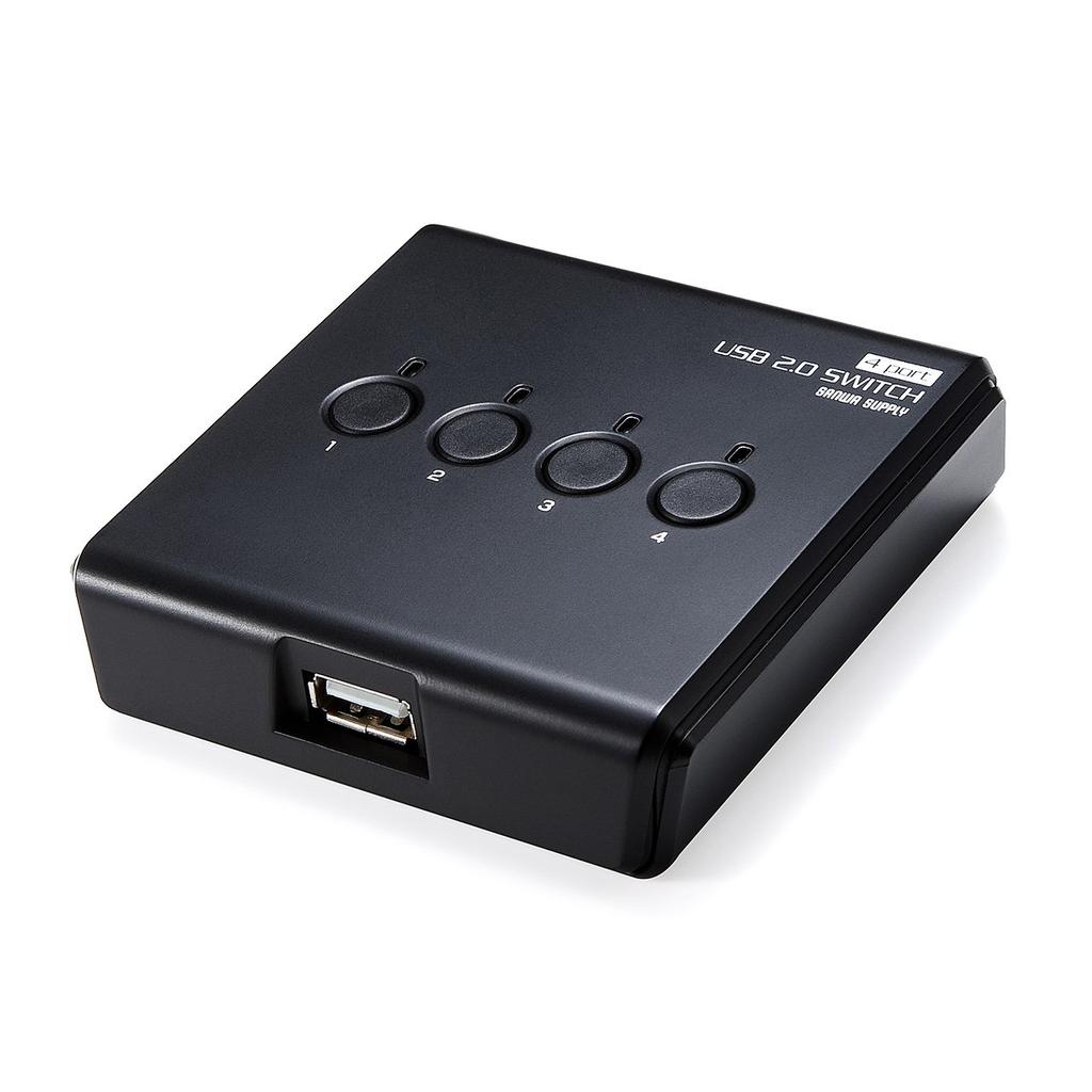 Sanwa Direct USB with USB Hub Compatible with External and Switch, Manual, [PC4USB1] Function, Printers, HDDs, Keyboards, Mice, 400-SW021