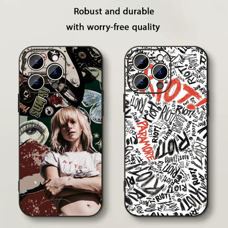 Paramore hayleys williams poster design Phone Case For iPhone 17 16 e 15 14 13 12 Plus Mini Pro Max Soft black Shockproof Cover