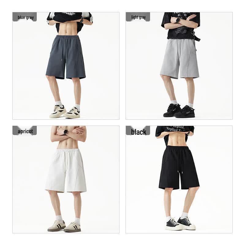 ROMON Men's Summer Casual Over-Knee Shorts