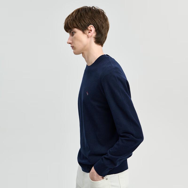 Navigare Men's Thermal Pullover Round Neck Knit Sweater