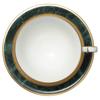 Noritake Cup Saucer 220cc Fitzgerald 2 Customers Green Bone China & (Pair Set) (Coffee Tea) Y6988/4712
