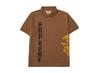 X The Great China Wall Dragon Polo "Brown"