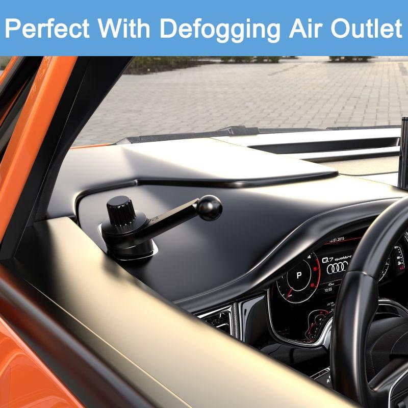 Upgrade Air Vent Car Phone Holder Clip Universal 17mm Ball Head for Car Phone Stand Gravity Magnetic Mobile Phone Support