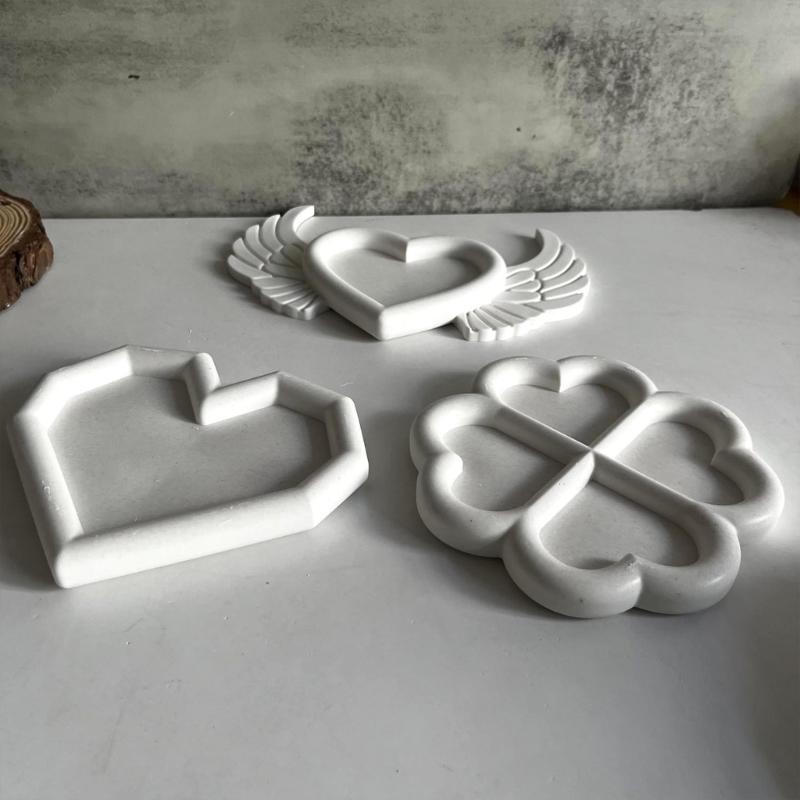 Home Decorative Tray Crafting Mold Sturdy Silicone Storage Tray Mould for Art Students DIY Resin Projects Display