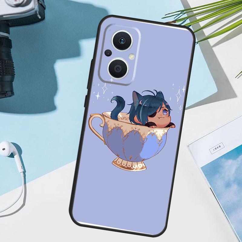 Genshin Impact Kaeya Case For OPPO Reno 13F 13 12 11 F 8T 7 8 10 Pro OPPO Find X8 X6 Pro X3 X5 Lite Cover Funda