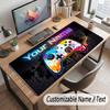 Decorative Artwork Theme Customized Mouse Pad Personalized Print Name Text Desk Mat For Home Office Table Decor