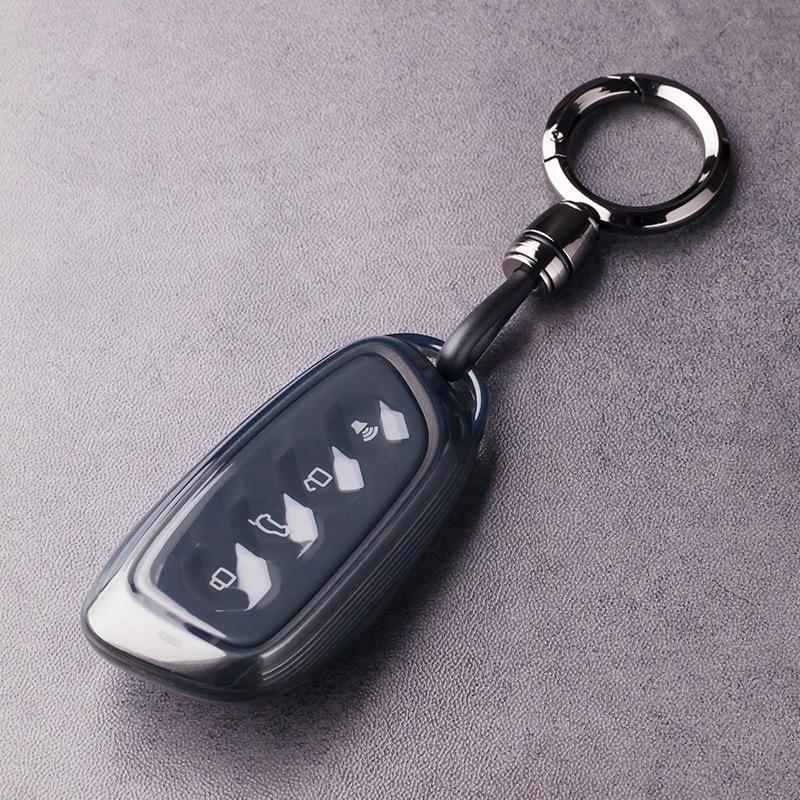 Housse de clé compatible pour Haval H5, H9, Big Dog PHEV, Menglong, H5 Modèle 2024.
