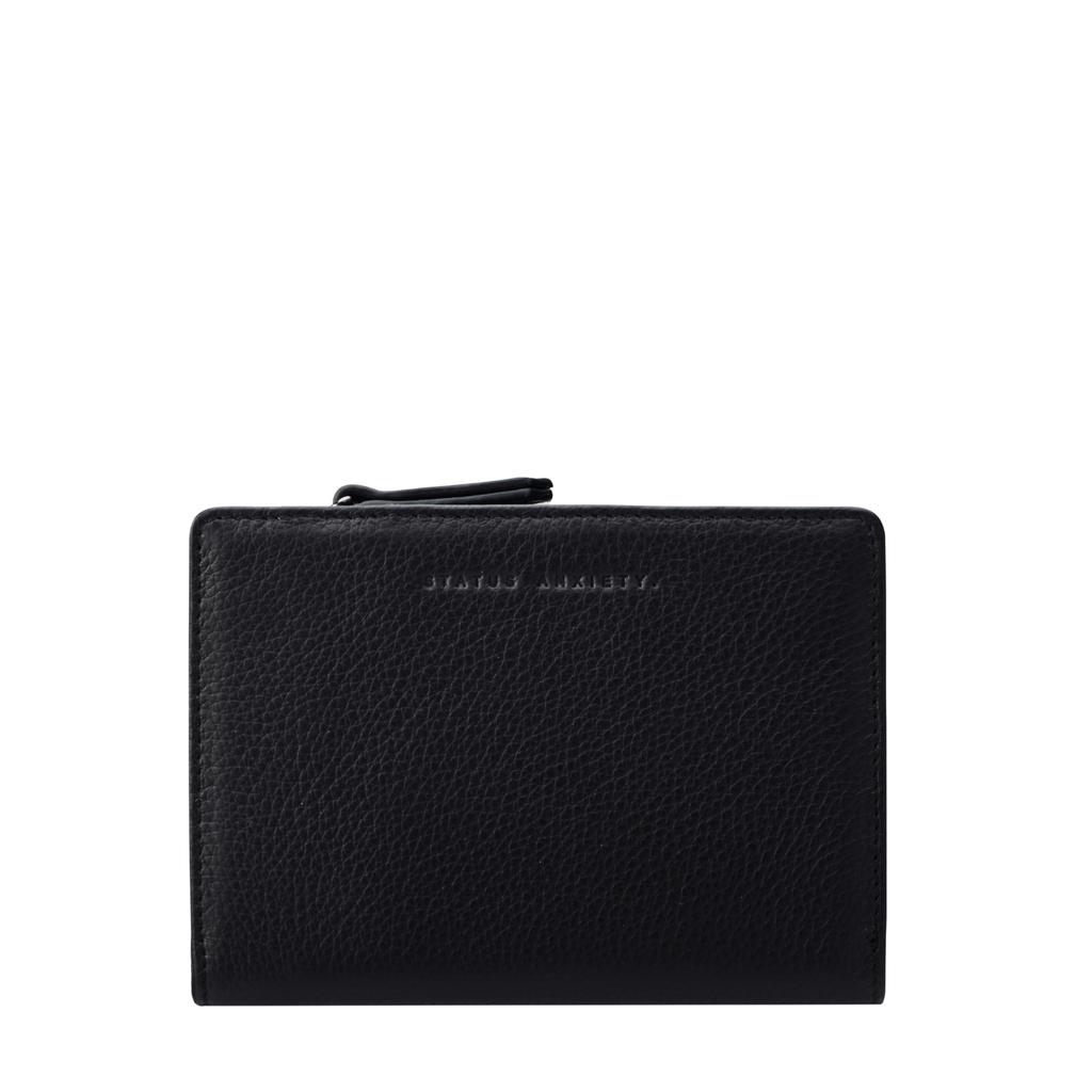 Status Anxiety INSURGENCY Wallet, Bifold Wallet with Coin and Card Case, Genuine Leather Mini Wallet with Ample Coin Purse, Compact, for Men and