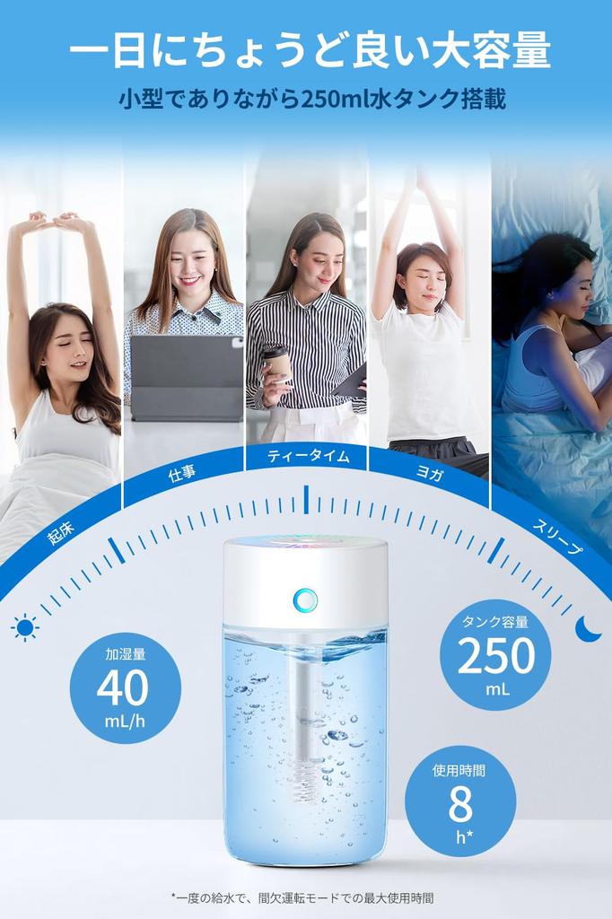 Tabletop Ultrasonic Humidifier Easy To Aromatherapy Ideal for Living and Home - Stylish, Clean, Compatible, Office, Bedroom, Room, Room, Use.