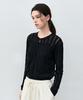 Basika Crochet Linen Hook Cardigan Set_3Color