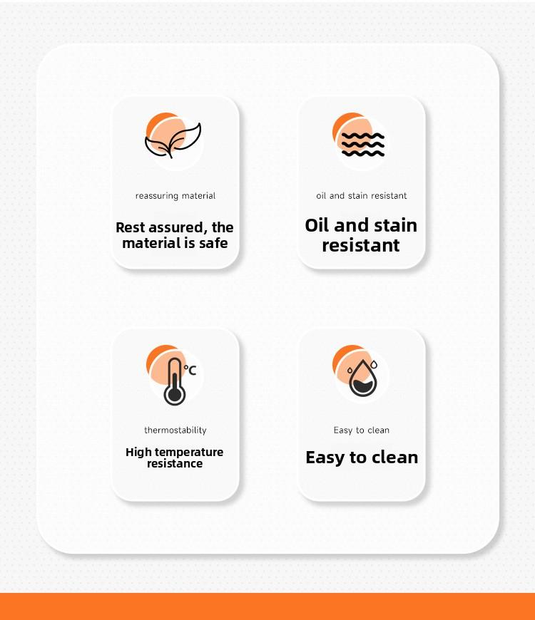 2PCS.High-Temp Resistant Gas Stove Knob Covers—Oilproof, Anti-Misoperation, Safety Protectors for Kitchen Natural Gas Buttons