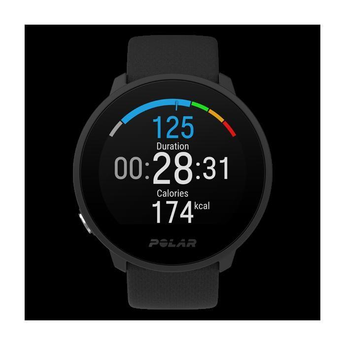 Polar Unite Noir Montre connectée Fitness avec suivi du sommeil (Silicone)