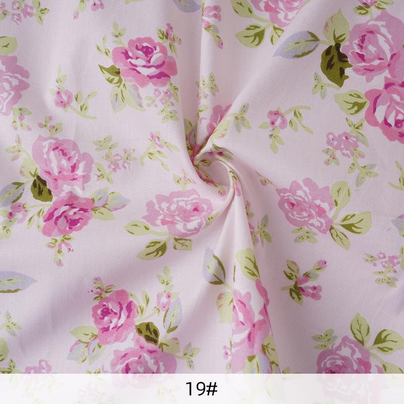 Pure Cotton Cartoon Printed Fabric for Summer Dress Bedding Children's Pajamas Handmade DIY Sewing Fabrics 0.5m/1m/2m