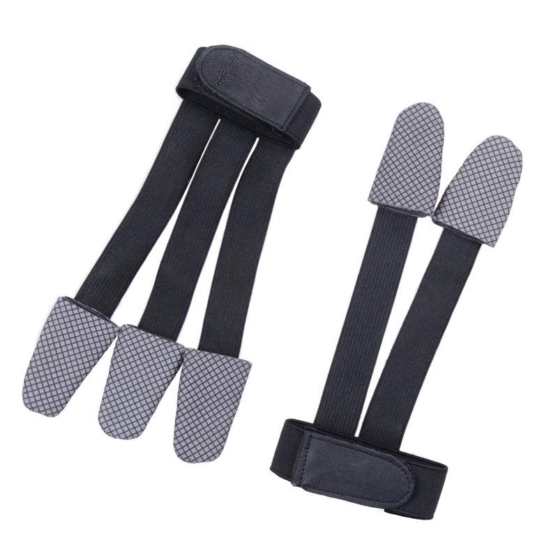 Three-Finger Leather Archery Gloves for Traditional Recurve Bow - Unisex Outdoor Hunting and Sports Shooting