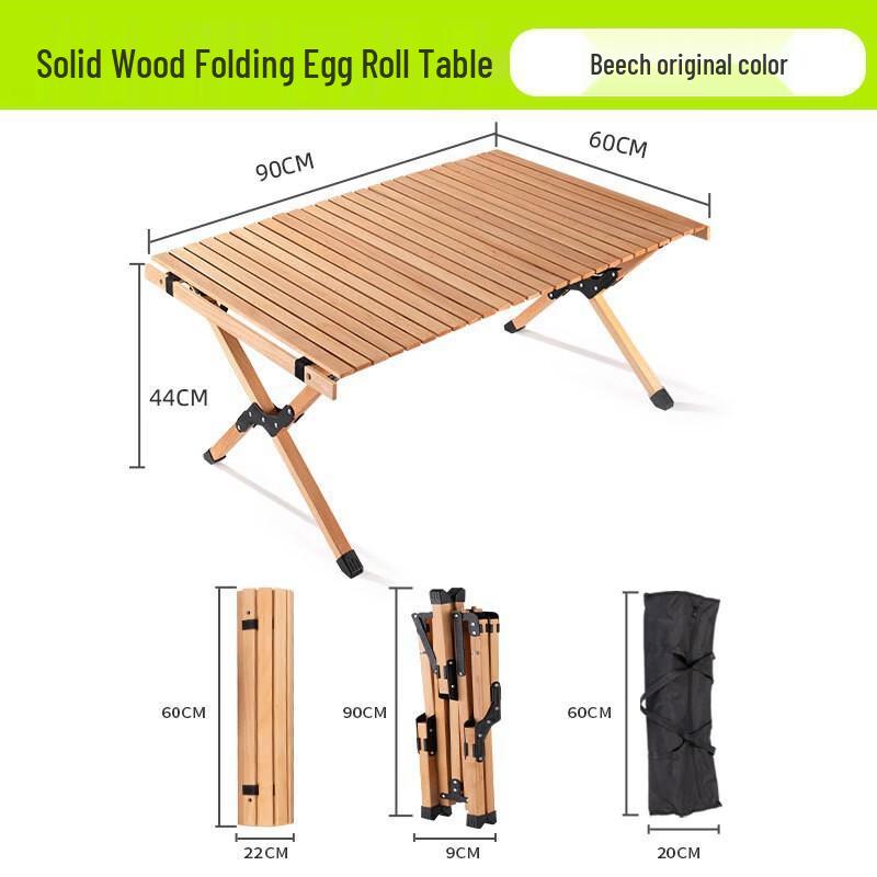 OIMG Portable Carbon Steel Outdoor Folding Table