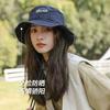Women's sun hat with large brim for sun protection in summer, suitable for fishing, outdoor hiking, and trekking; vintage western cowboy hat