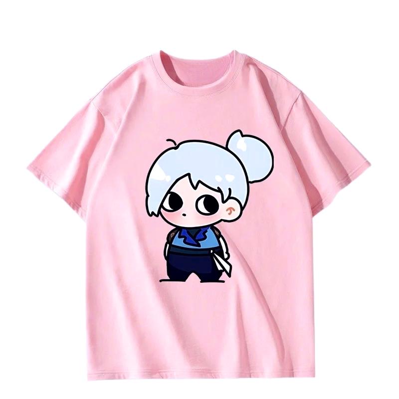 Valorant JETT TShirts Game Newest TShirt for Women Unisex Basic T Shirt Hip Hop Birthday Gifts Tops Clothes Pro Choice