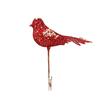 Foam Christmas Glitter Bird Clip with Sequins and Pearl Hollow Christmas Tree Hanging Bird Lightweight Clamp Fixed