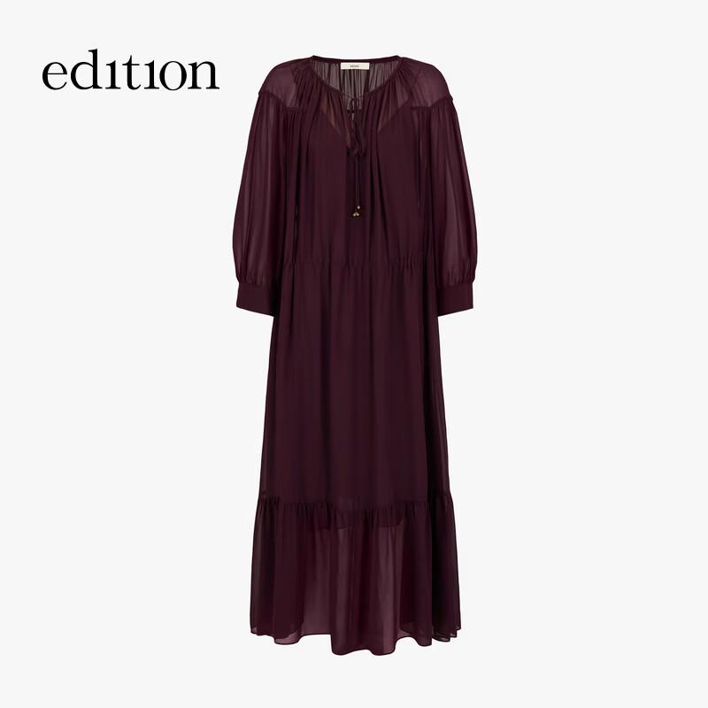 Edition Women's Mulberry Silk Two-Piece Resort Dress