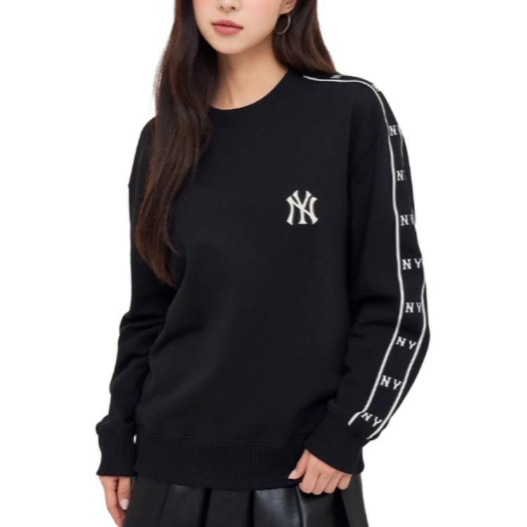 MLB New York Yankees Sweatshirt Unisex Black 3AMTM0644-50BKS