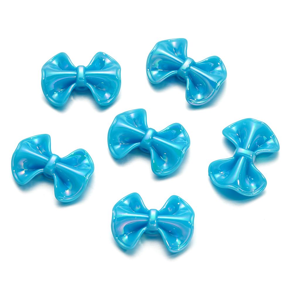 6-10pcs Butterfly AB Color Butterfly Shape Acrylic Beads Shiny Loose Spacer Beads For Jewelry Child Crafts Making Accessories