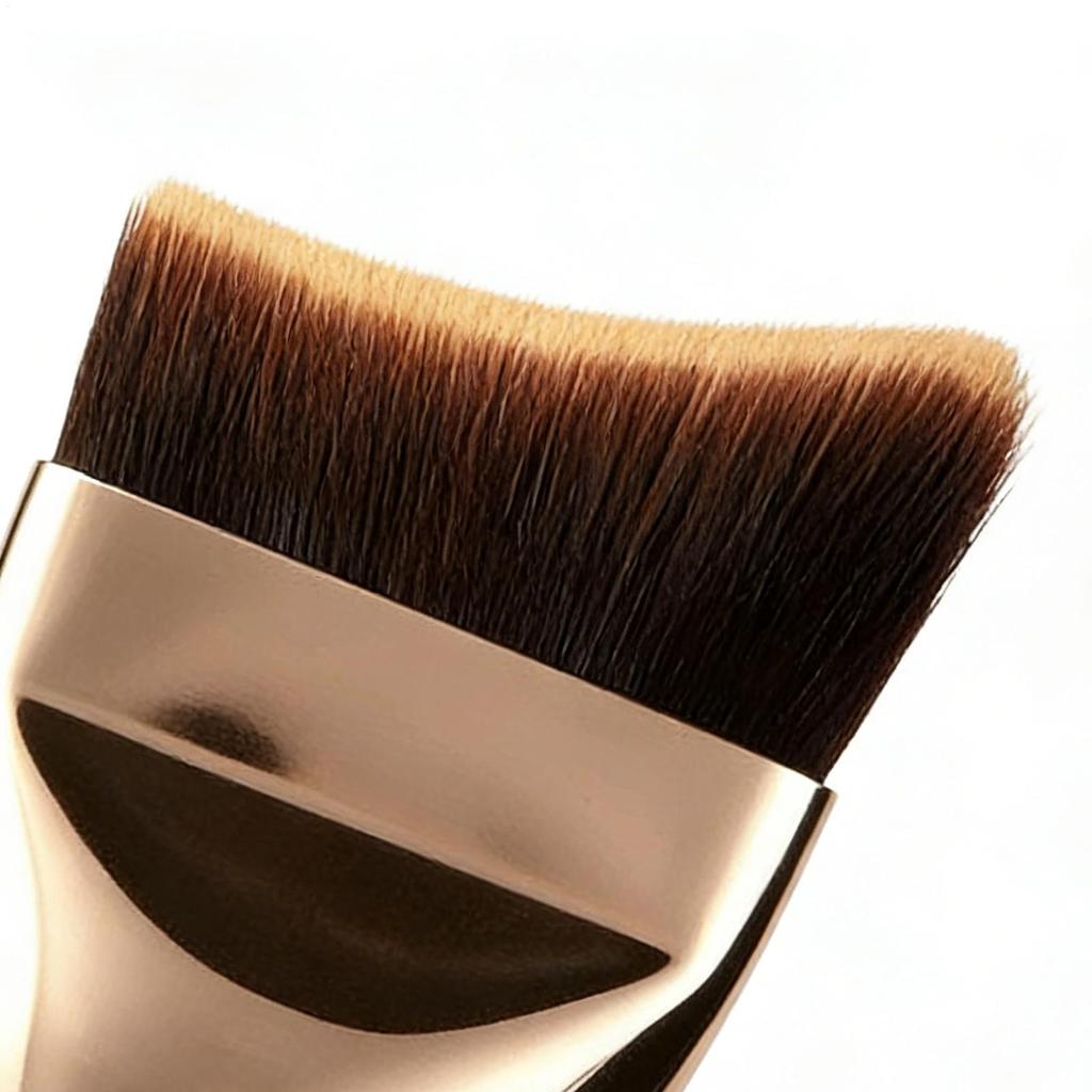 Angled Foundation Brush Single Flat Head Liquid Makeup Brush  Foundation Contour Brush Under Eyes Makeup Brush Makeup Tool