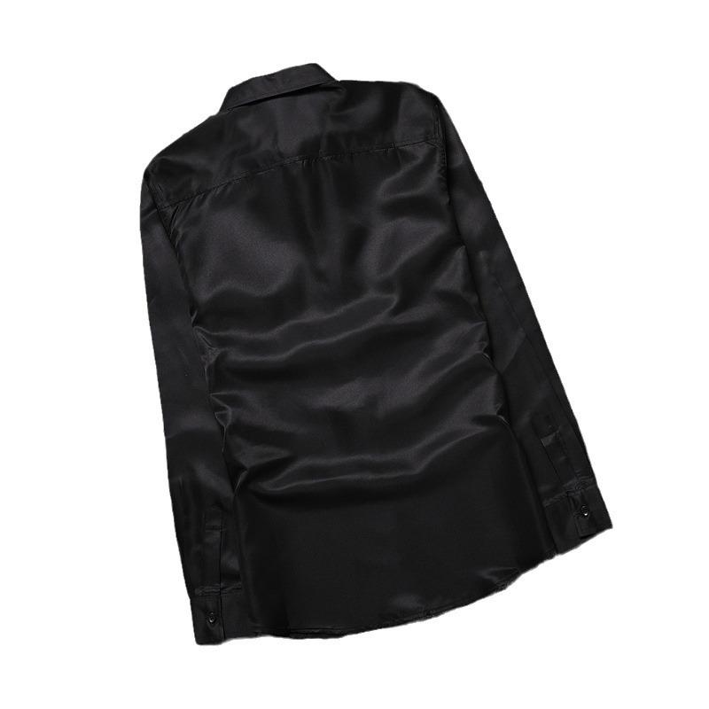 Men's Long Sleeve Solid Color Business Shirt - 2020 Spring Collection