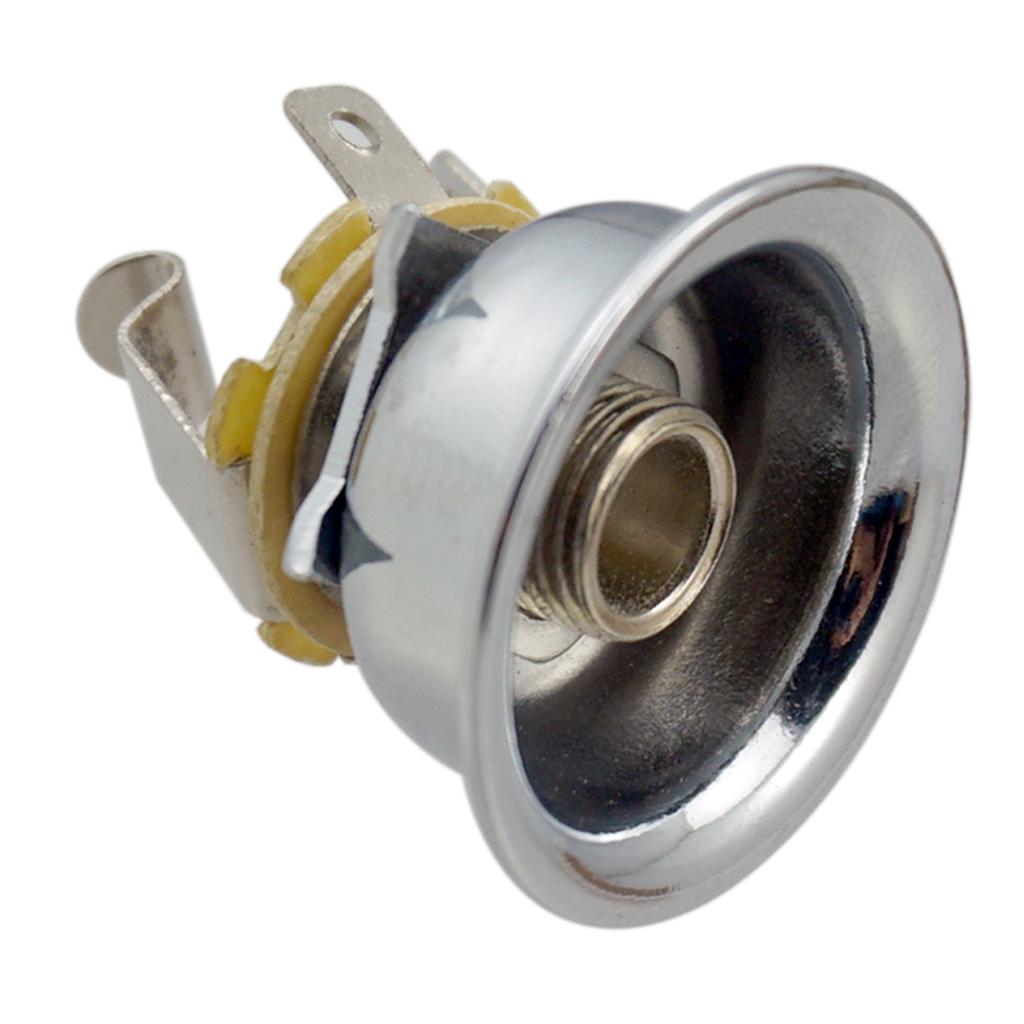 2025 HOT 6.35mm 1/4' Jack Plug Socket Output Plate for Telecaster TL Guitar Guitar Parts Accessories