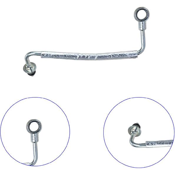 4PCS Turbo Oil Return Drain Line And Oil Feed Pipe Kit Compatible With Chevy Cruze Sonic Trax & Buick Encore 1.4 L4 55568031 55592600 25198546