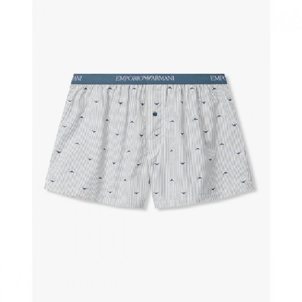 Emporio Armani Men S Allover Logo Pattern Trunk  0816112079 S