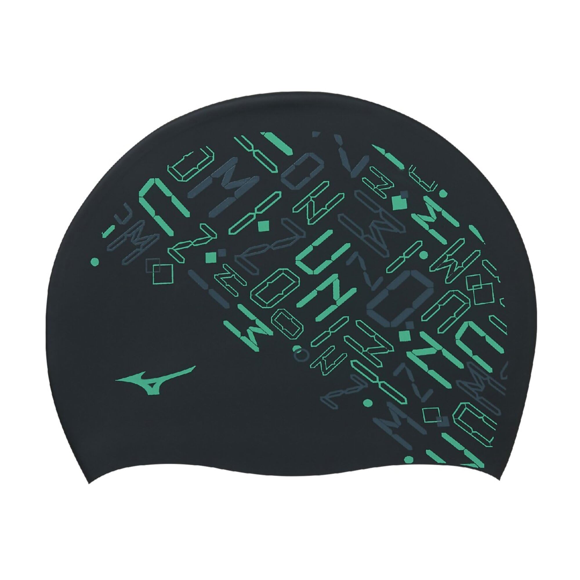 

MIZUNO N2JWC545 F Silicone Swim Black Cap, чёрный