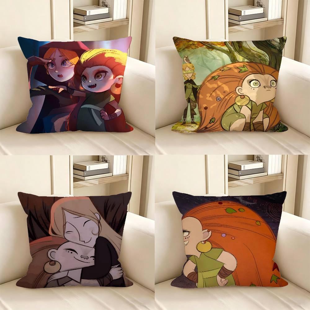 pc Ireland Movie WWolfwalkers Pillow Case Fashion Square Pillowcase Bedroom Sofa Room Ins Decoration Leisure