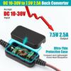 Convertidor de Voltaje DC /24V a DC 7.5V 2.5A/3A Convierte DC 10-30V a 7.5V 2.5A/3A